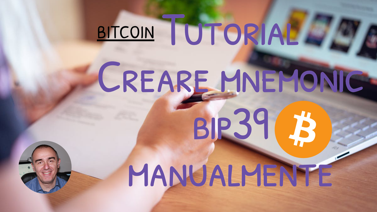 Tutorial: generazione manuale di mnemonic BIP39 bitcoin wallet | Bitcoin security+privacy ...